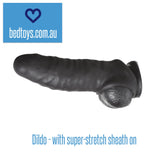 Real Boy 4-in-1 dildo and sheath kit - click for VIDEO
