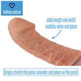 KOKOS Extreme Sleeve 5 realistic penis extenders - increases pleasure+++