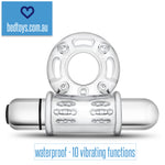Stay Hard - vibrating cock ring - 10 functions