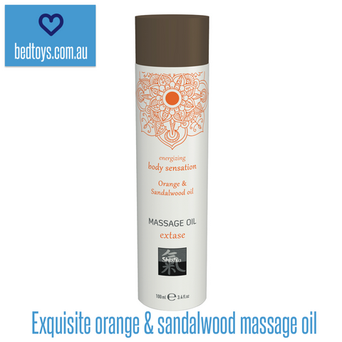 Shiatsu - Exquisite erotic massage oil - Orange & sandalwood - 100ml