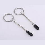 Metal nipple clips/clamps - adjustable tension from mild to wild - add some weights