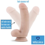Axiom XX Dual Density dildo - super realistic dual core with suction cup