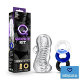 Quickie Kit jerk-off kit/masturbater - 'oral' whenever you want it - includes 3 free cock rings